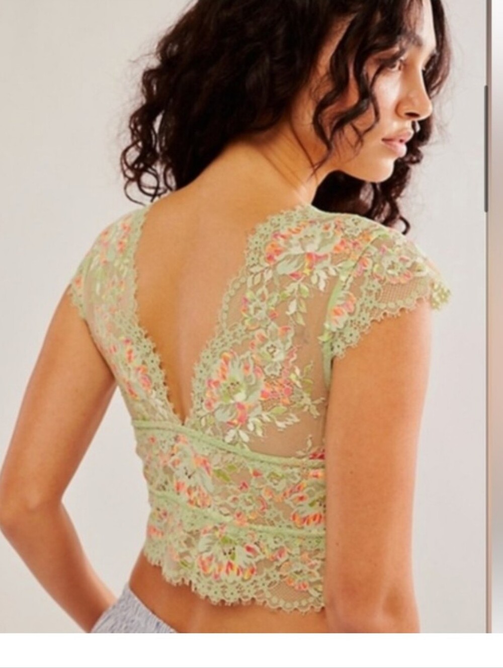 Garden Party lace tee by Intimately Free People Medium - Picture 2 of 7